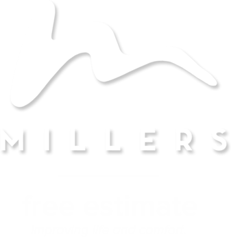 white Millers logo
