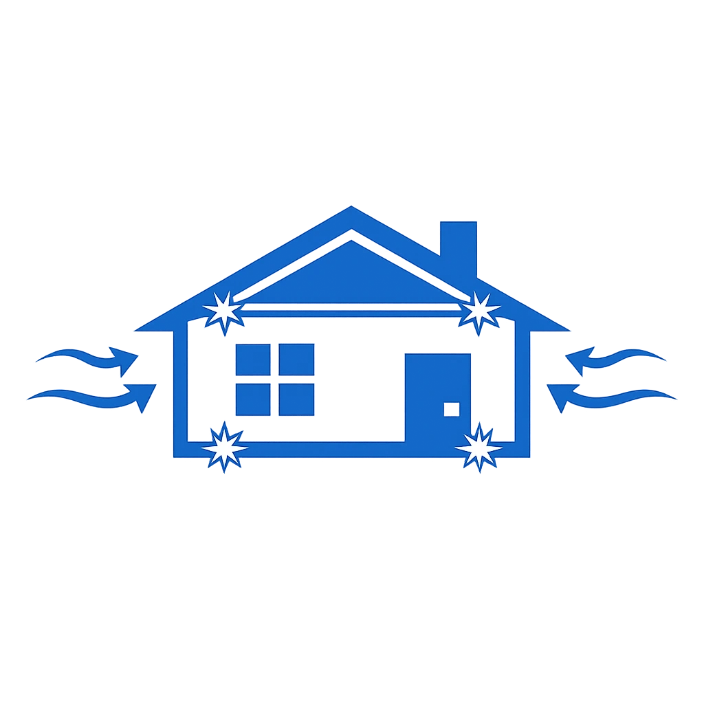 Millers air sealing air sealing icon